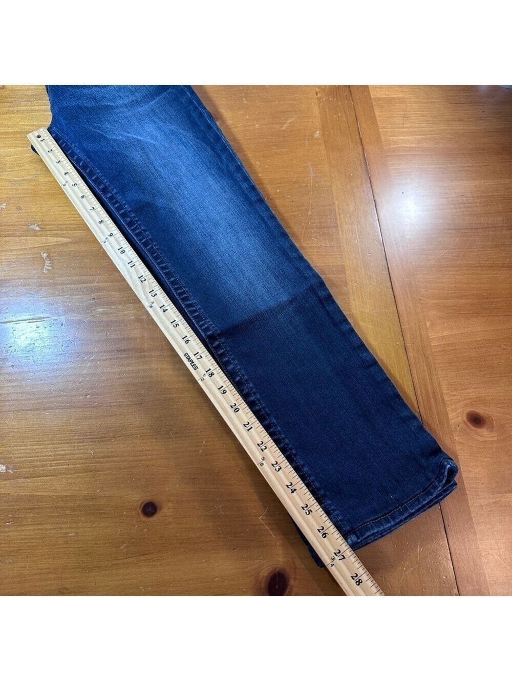 Kut from the Kloth Dark Blue Straight Leg Jeans - Size 6 - Picture 8 of 12